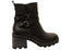 Caprice Elliarer Womens Wide Fit Comfortable Leather Ankle Boots