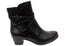 Caprice Eslee Womens Wide Fit Comfortable Leather Ankle Boots