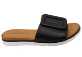 Orizonte Lunaluxe Womens Comfortable European Leather Slides Sandals