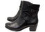 Caprice Eslee Womens Wide Fit Comfortable Leather Ankle Boots