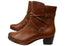 Caprice Eslee Womens Wide Fit Comfortable Leather Ankle Boots