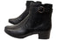 Caprice Delinat Womens Extra Wide Fit Comfortable Leather Ankle Boots