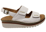 Orizonte Ivoryembrace Womens Comfortable European Leather Sandals