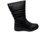 Caprice Exane Womens Extra Wide Fit Comfortable Leather Mid Calf Boots