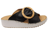 Orizonte Noblenest Womens Comfortable European Leather Slides Sandals