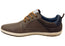 Wild Rhino Charger Mens Comfortable Leather Lace Up Casual Shoes