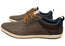 Wild Rhino Charger Mens Comfortable Leather Lace Up Casual Shoes