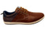 Wild Rhino Charger Mens Comfortable Leather Lace Up Casual Shoes