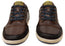 Wild Rhino Crest Mens Comfortable Leather Lace Up Casual Shoes