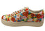 Django & Juliette Ference Womens Bright Flower Embroidery Shoes
