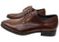 Wild Rhino Power Mens Comfortable Leather Lace Up Dress Shoes
