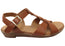Orizonte Billyease Womens Comfortable European Leather Wedge Sandals