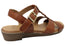 Orizonte Billyease Womens Comfortable European Leather Wedge Sandals