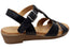 Orizonte Billyease Womens Comfortable European Leather Wedge Sandals