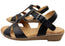 Orizonte Billyease Womens Comfortable European Leather Wedge Sandals