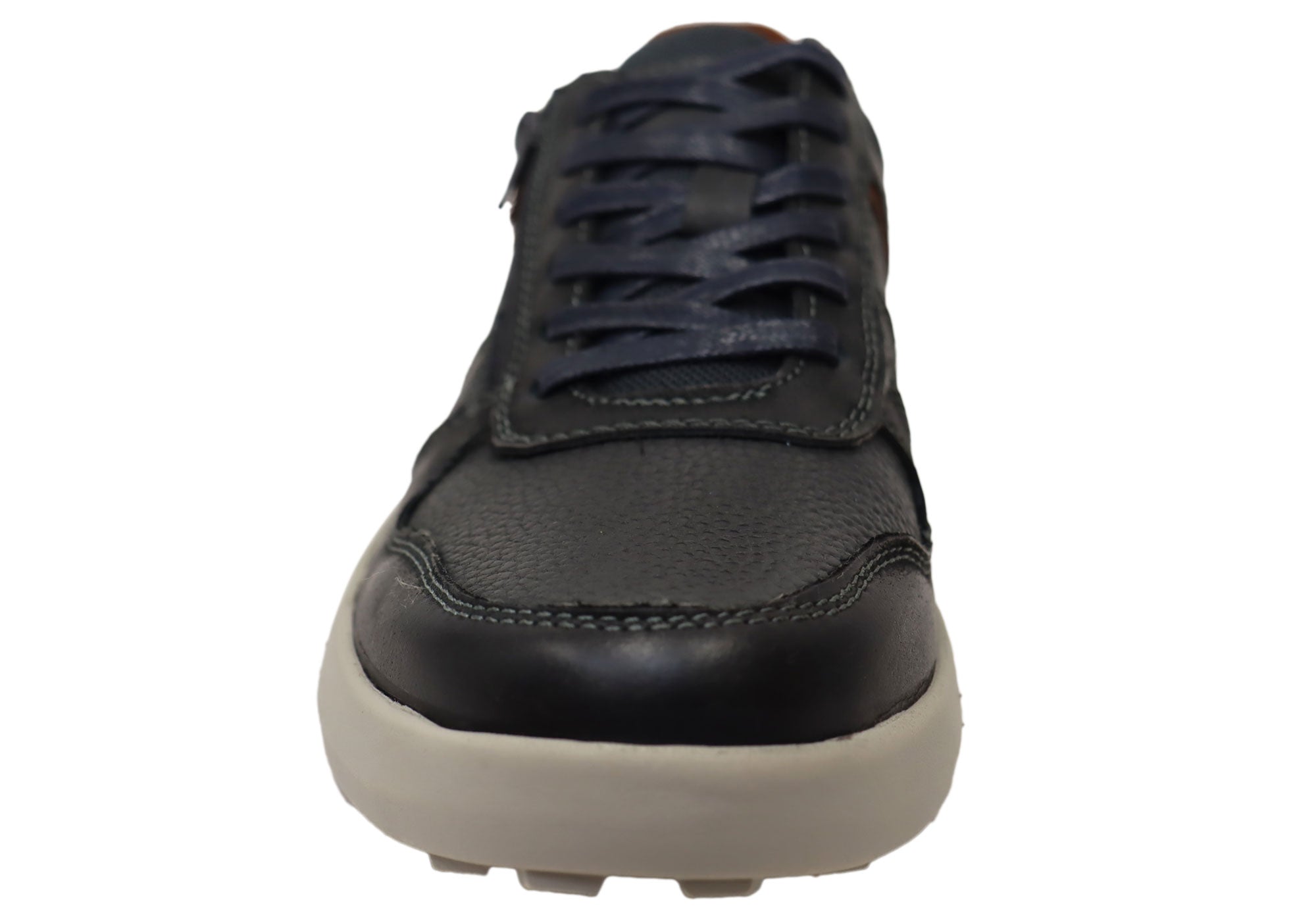 Explorer Mark Mens Comfortable Leather Lace Up Casual Shoes