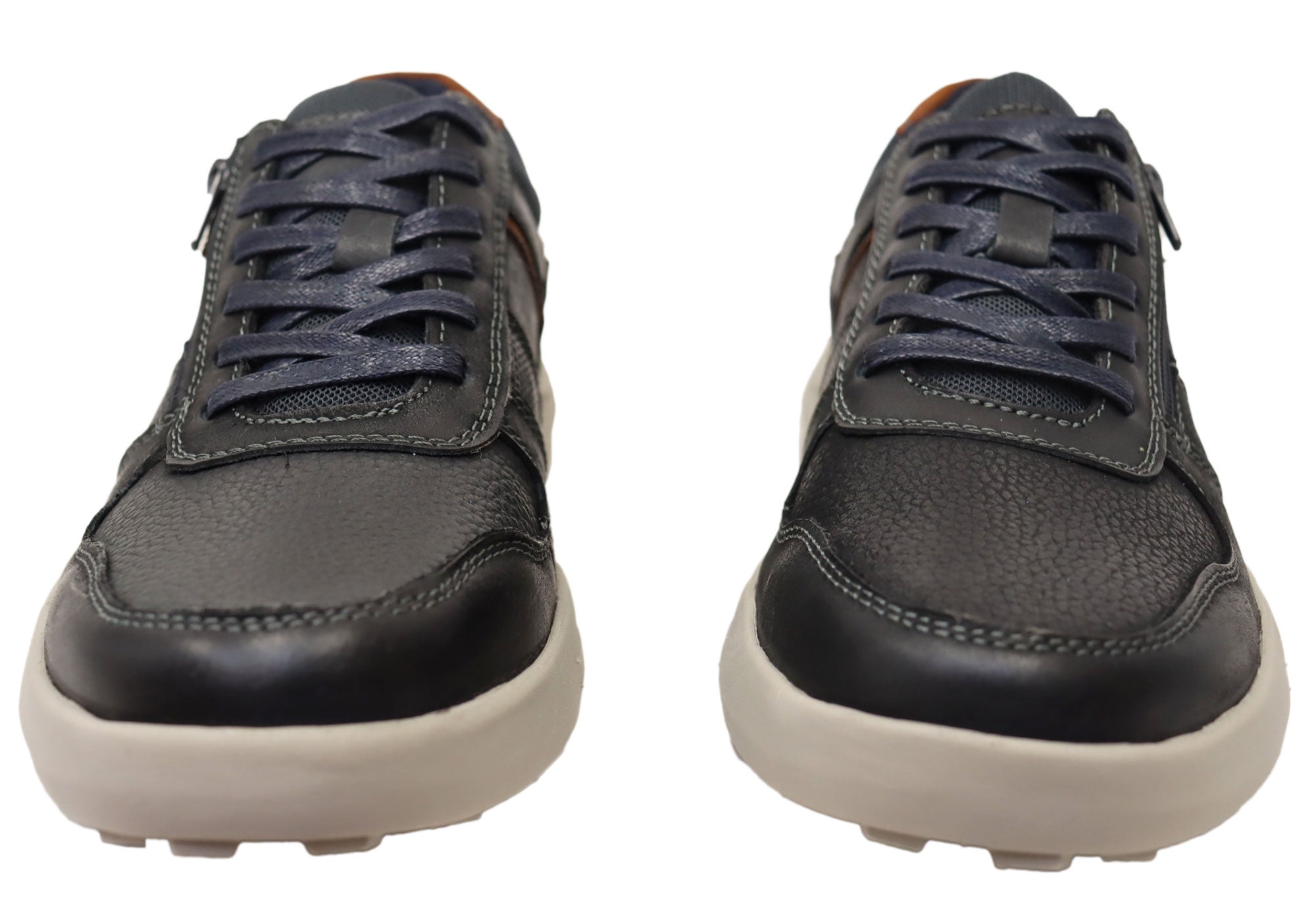 Explorer Mark Mens Comfortable Leather Lace Up Casual Shoes