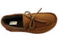 Dearfoams Mens Pierce Microsuede Moccasin With Tie Comfort Slippers