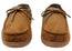 Dearfoams Mens Pierce Microsuede Moccasin With Tie Comfort Slippers