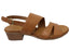Orizonte Solectra Womens Comfortable European Leather Low Heel Sandals