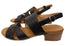 Orizonte Solectra Womens Comfortable European Leather Low Heel Sandals