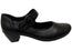 Rieker 41756-00 Womens Leather Comfortable Low Heel Mary Jane Shoes