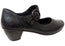 Rieker 41756-00 Womens Leather Comfortable Low Heel Mary Jane Shoes