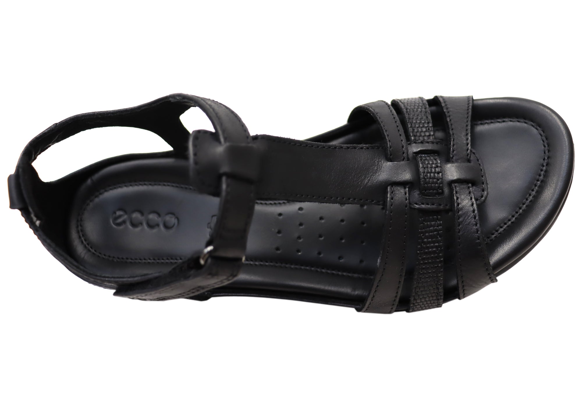 Ecco flash sandals black top