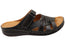 Orizonte Easestride Womens Comfort European Leather Slides Sandals