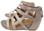 Sofft Rio II Womens Leather Wedge Sandals With Comfort Footbed