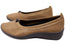 Scholl Orthaheel Womens Comfortable Kaylee Slip On Ballet Flat Shoes
