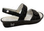 Alegria Verona Womens Comfortable Leather Sandals Inky