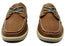 Sperry Mens Billfish Comfortable Wide Width Leather Boat Shoes