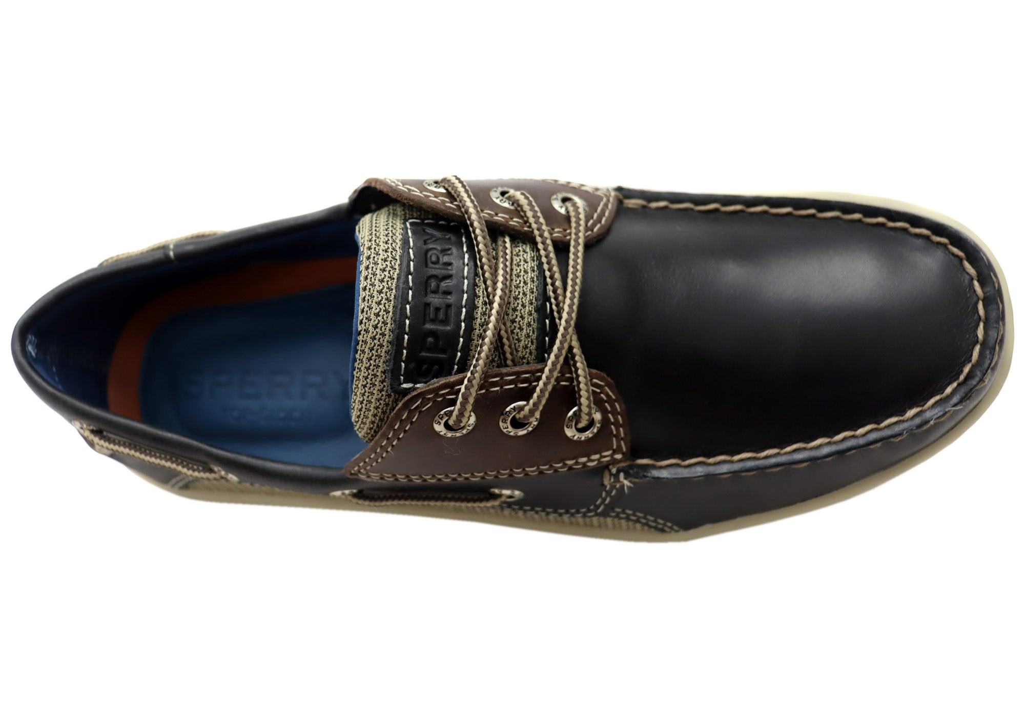 Navy/Brown