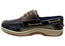 Sperry Mens Billfish Comfortable Wide Width Leather Boat Shoes