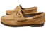 Sperry Mens A/0 2 Eye Leather Lace Up Comfortable Wide Fit Boat Shoes