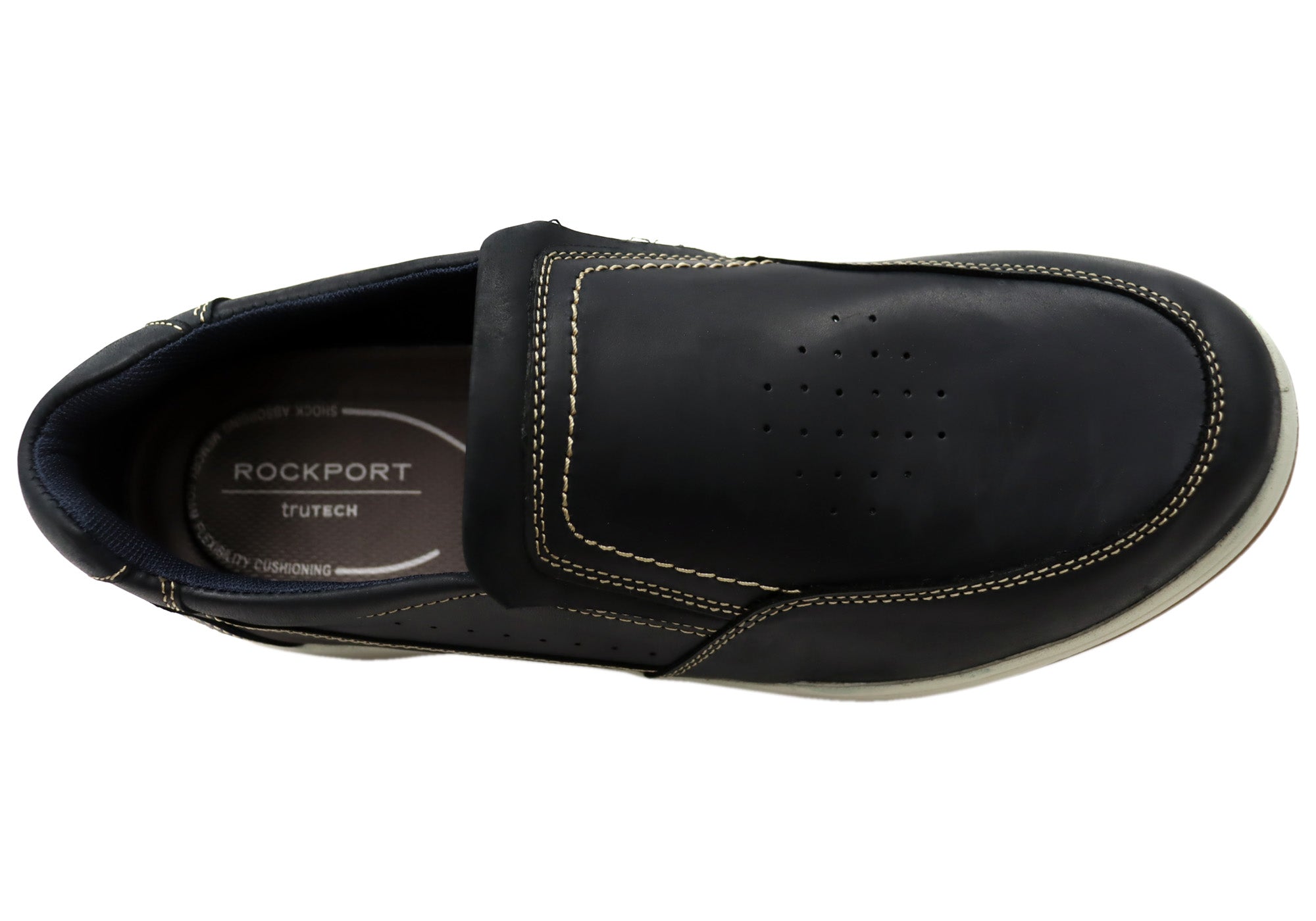 Navy Leather