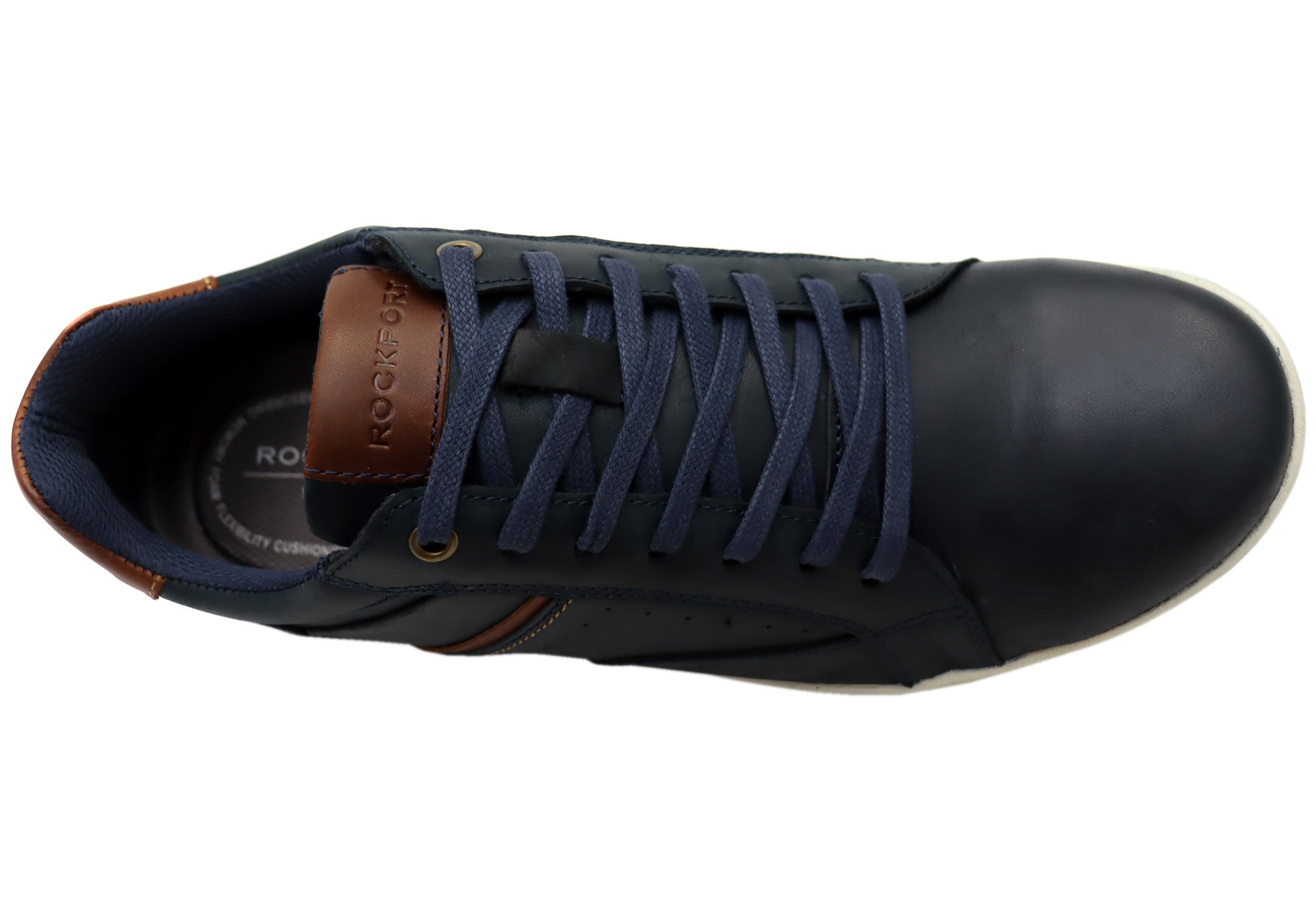 Navy Leather