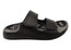 ECCO Cozmo Mens Comfortable Leather Slides Sandals