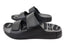 ECCO Cozmo Mens Comfortable Leather Slides Sandals