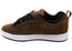 DC Shoes Mens Court Graffik SE Leather Lace Up Shoes Brown White
