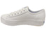 Keds Womens Triple Kick Leather White Comfortable Platform Sneakers