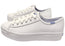 Keds Womens Triple Kick Leather White Comfortable Platform Sneakers