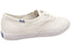 Keds Womens Champion Organic Cotton White Comfortable Sneakers
