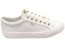 Keds Womens Jump Kick Perf Leather White Casual Comfortable Sneakers