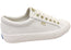 Keds Womens Jump Kick Perf Leather White Casual Comfortable Sneakers