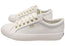 Keds Womens Jump Kick Perf Leather White Casual Comfortable Sneakers