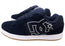 DC Shoes Mens Gaveler 2.0 Comfortable Leather Shoes Navy White Gum