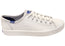 Keds Womens Kickstart Leather White Casual Comfortable Sneakers