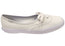 Keds Womens The Mini Canvas White Comfortable Shoes